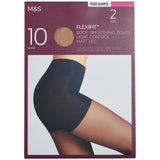 M&S 10 Denier Light Control Sheer Tights, Medium, 2 Pack, Rose Quartz
