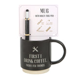 Coffee Mug & Multi-Tool Pen Gift Set