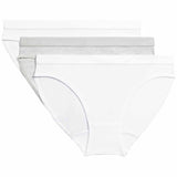 M&S Girls Cotton Stretch Knickers, 3 Pack, 9-10 Years, White Mix