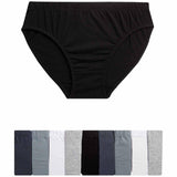 M&S Boys Pure Cotton Briefs, 7-8 Years, Grey