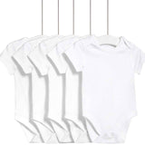 M&S Pure Cotton Bodysuits, 9-12 Months, White
