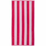 M&S Sand Resist Stripe Beach Towel, Raspberry