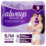 Always Discreet Postpartum and Adult Incontinence Pants Size M