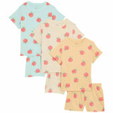 M&S Girls Pure Cotton Fruit Pyjama Sets, 7-8 Years, Multi