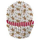 Christmas Gingerbread Man Cupcake Cases