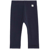 M&S Fleece Back Legging, 9-12 Months, Navy