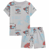 M&S Spiderman Shortie, 7-8 Years, Pearl Grey