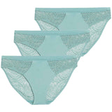 M&S Womens, High Leg Knickers, 12, Teal