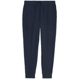 M&S Mens Pure Cotton Waffle Loungewear Bottoms, S, Navy