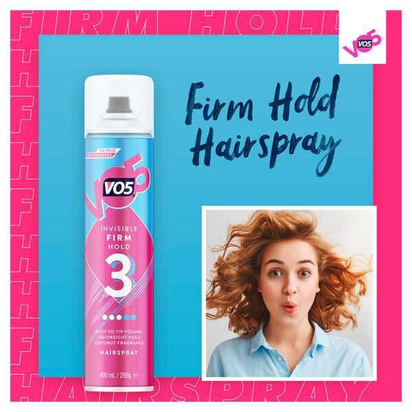Vo5 Firm Hold Hair Spray 400ml GOODS Superdrug