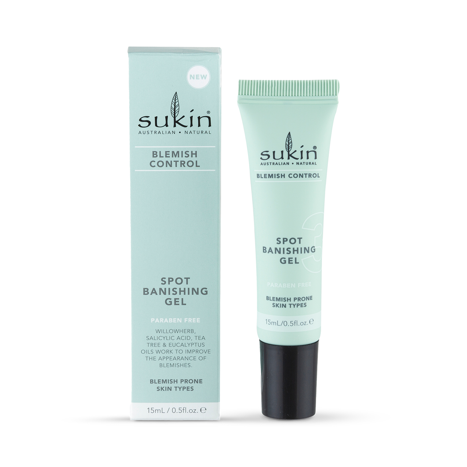 Sukin Blemish Control Spot Banishing Gel 15ml - McGrocer