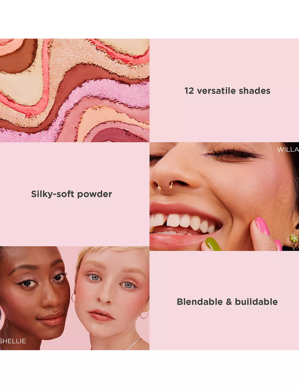 Starlaa Powder Blusher Mini 2.5g Make Up & Beauty Accessories M&S