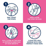 Veet Pure Inspiration Wax Strips Legs & Body Sensitive x20 GOODS Superdrug