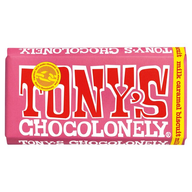 Tony's Chocolonely Milk Caramel Biscuit 180g - McGrocer