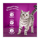 WHISKAS 1+ Cat Pouches Poultry Feasts in Gravy 12 x 85g GOODS M&S