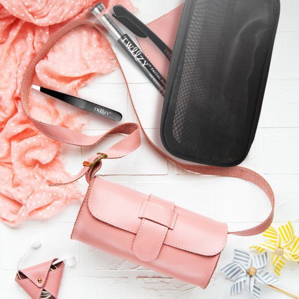 Tweezy No-Fuzz Kit Epilator Tweezer Dermaplaner Beauty Bag GOODS Superdrug