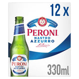 Peroni Nastro Azzurro Beer Lager Bottles 12x330ml
