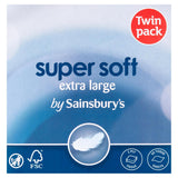 Sainsbury's Mansize Compact Tissues 2x50 Sheets
