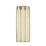 Habitat Household Dinner Candles - - White Pack of 6