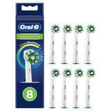 Oral-B Cross Action Replacement Electric Toothbrush Heads x8