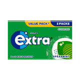 Wrigley's Extra Spearmint Sugarfree Chewing Gum Multipack 5 x 10