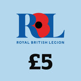 Poppy Appeal £5 Monetary Donation 2025 (Only available as part of a regular shop, cannot be bought in isolation)
