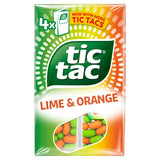 Tic Tac Lime & Orange Sweets Multipack 4x18g