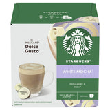 Starbucks by Nescafé Dolce Gusto White Mocha Coffee Pods 6 Drinks, x12