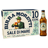 Birra Moretti Sale Di Mare Unfiltered Lager Beer Bottle 10x330ml