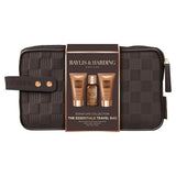 Baylis & Harding Black Pepper & Ginseng Men's the Essentials Travel Wash Bag Gift Set