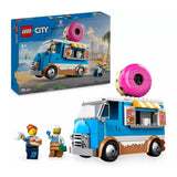 LEGO City Doughnut Truck Toy, Set with 2 Minifigures 60452