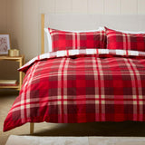 Sainsbury's Home Country Check Bedding Set - Red
