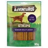 Adventuros Strips Venison Wild Flavour Dog Treats 90g