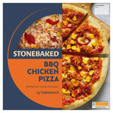 Sainsbury's Stonebaked BBQ Chicken Hand Stretched Pizza 300g