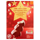 Sainsbury's Milk Chocolate Christmas Tree Ice Creams 4 x 90ml