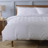 Sainsbury's Home Textured Embossed Bedding Set - White