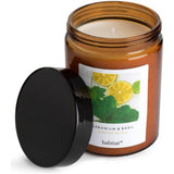 Habitat Scented Jar Candle - Geranium & Basil