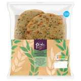 Sainsbury's Roasted Garlic & Parsley Flatbreads Autumn Edition, Taste the Difference x2