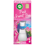 Air Wick Reed Diffuser, Pink Sweet Pea Air Freshener, 42ml