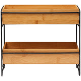 Sainsbury's Home Bamboo Wood Spice Rack