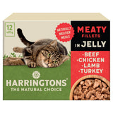 Harringtons Wet Cat Food Pouches Meat in Jelly 12 x 85g