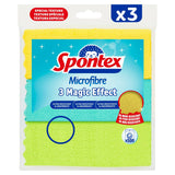 Spontex Magic Effect Microfibre Cloth x3
