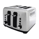 Cookworks 4 Slice Toaster - Stainless Steel