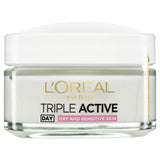 L'Oreal Paris Triple Active Day Moisturiser Dry & Sensitive Skin 50ml