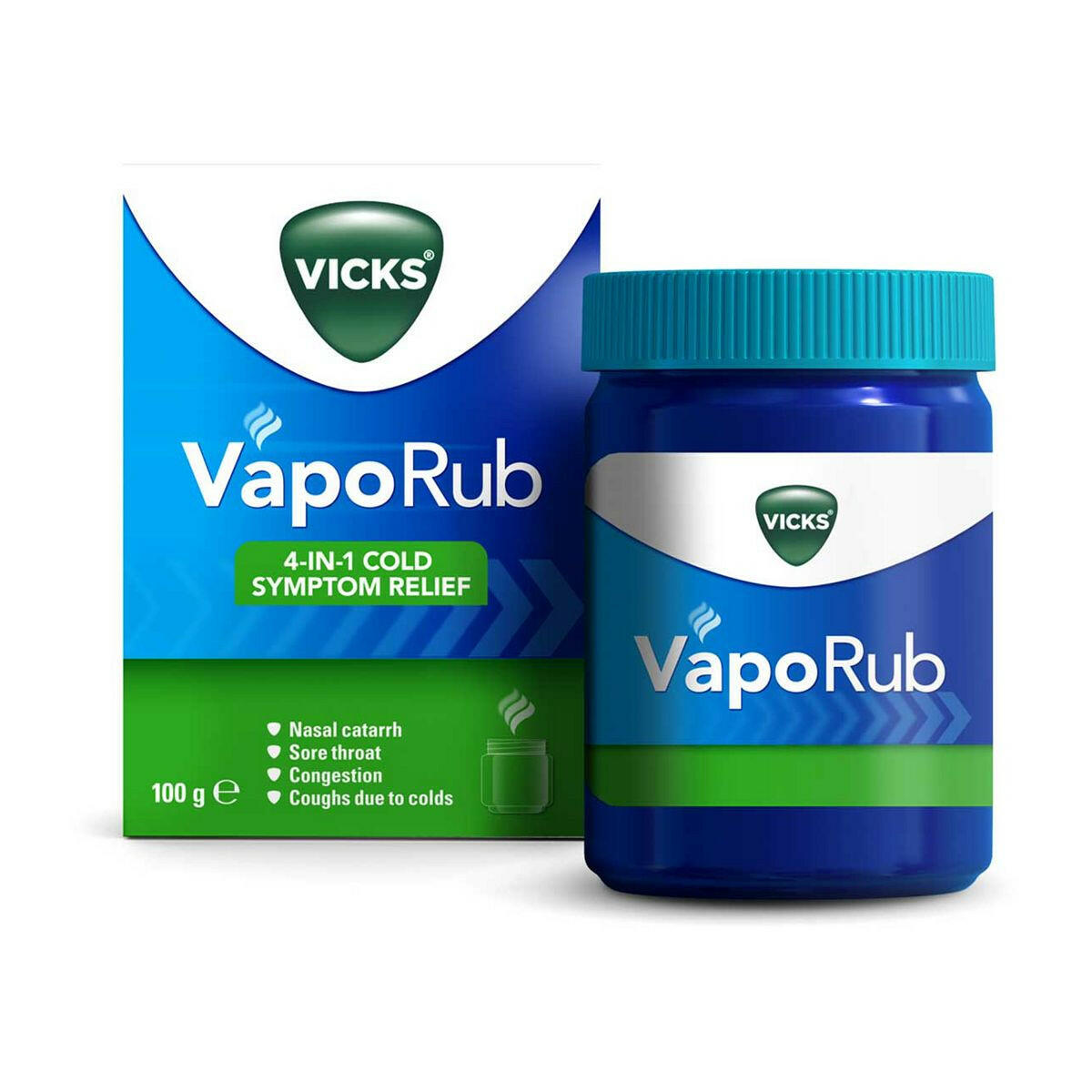 Vicks VapoRub, Relief of Cough Cold and Flu Like Symptoms, Jar 100g Baby Healthcare Boots