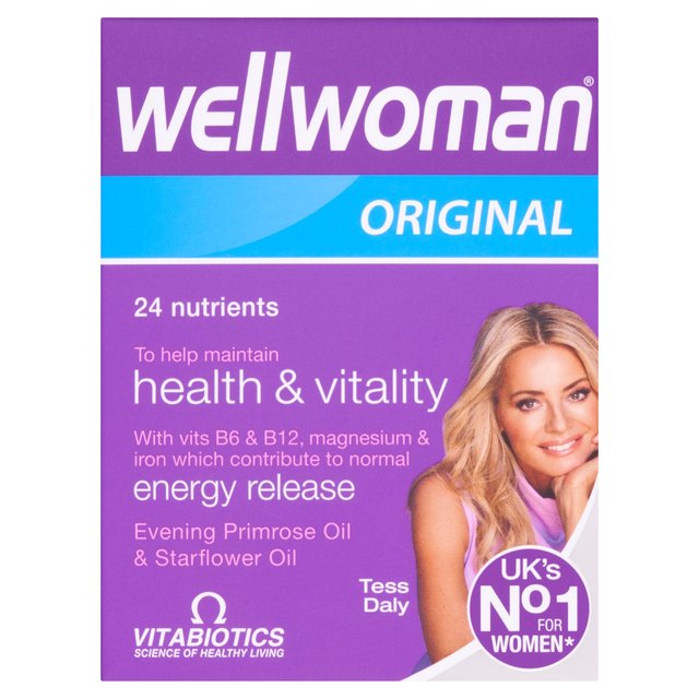 Vitabiotics Wellwoman Original Health & Vitality Capsules 30 per pack GOODS M&S