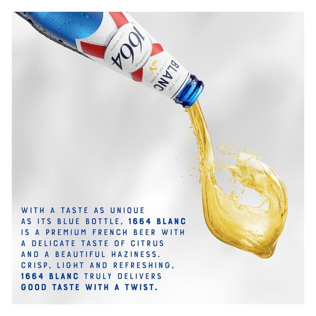 1664 Blanc Premium Lager Beer Bottles 12 x 330ml - McGrocer