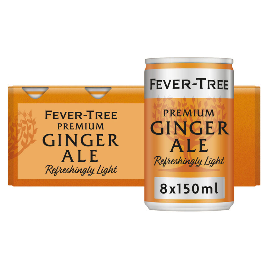 Fever-Tree Refreshingly Light Ginger Ale Cans - McGrocer