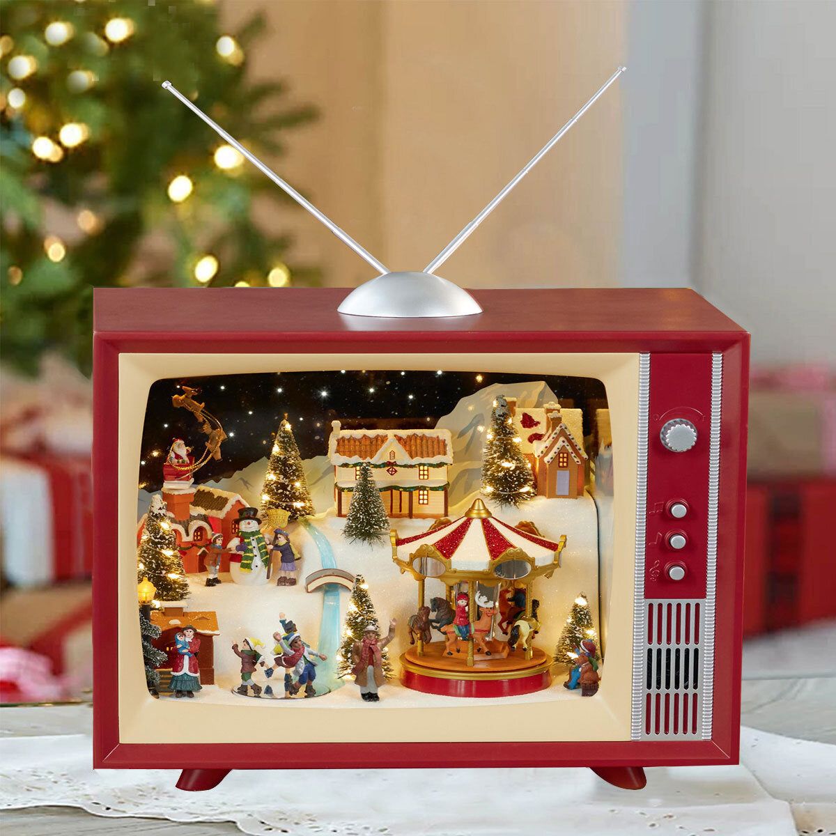 18 Inch (45cm) Animated TV with Lights and Sounds - McGrocer