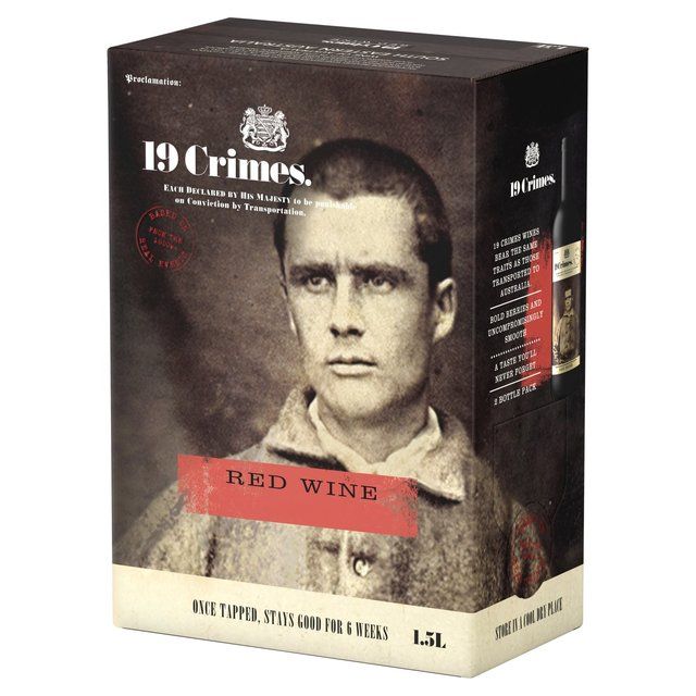 19 Crimes Red Wine Bag in Box 1.5L - McGrocer